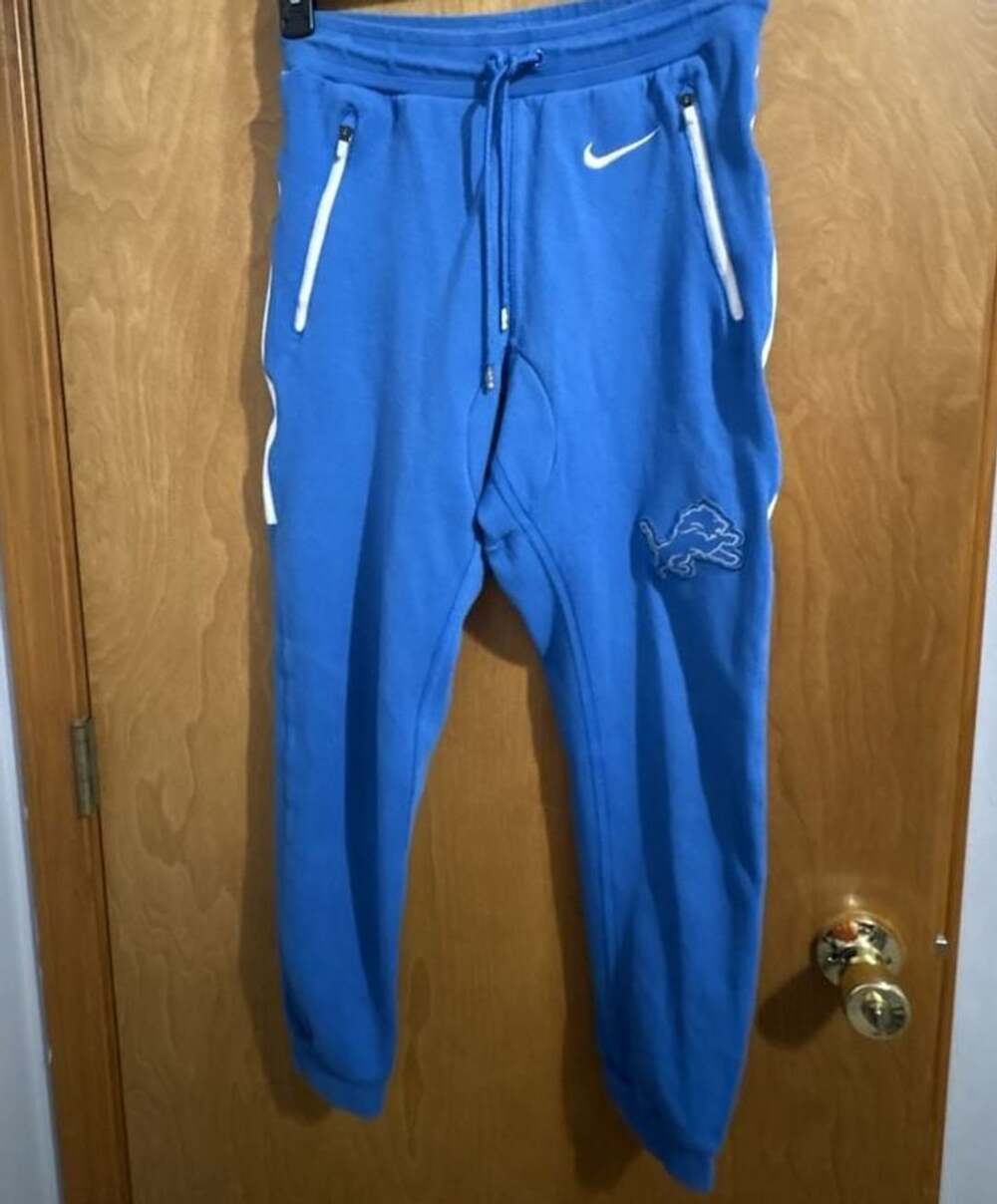 Nike Detroit Lions Sweatpants Size S Blue NFL Team Apparel